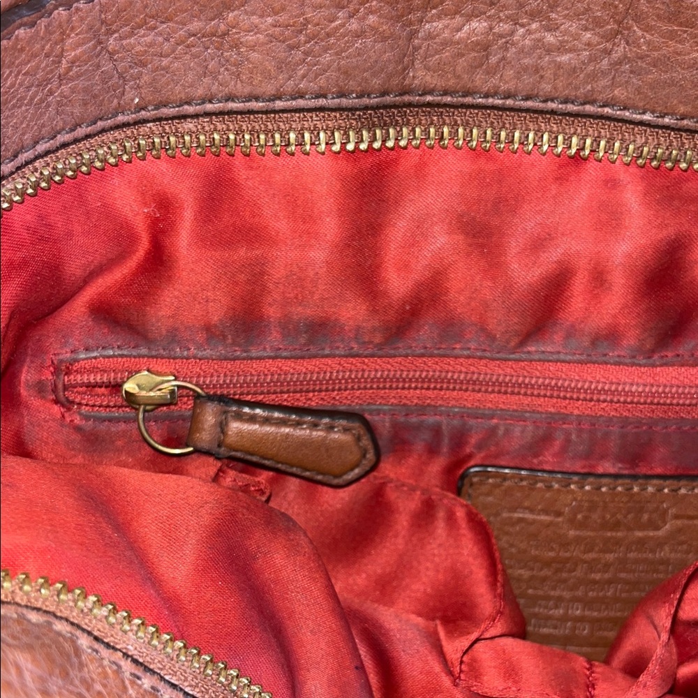 Coach‎ Madison Hobo Large Brown Leather Hobo Shoulder Tote Bag  No. K1360-27858 - Picture 6 of 12